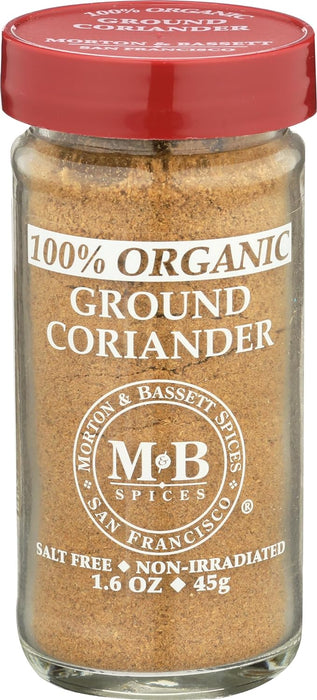 Morton & Bassett  Spices Ground Coriander  1.6 Oz