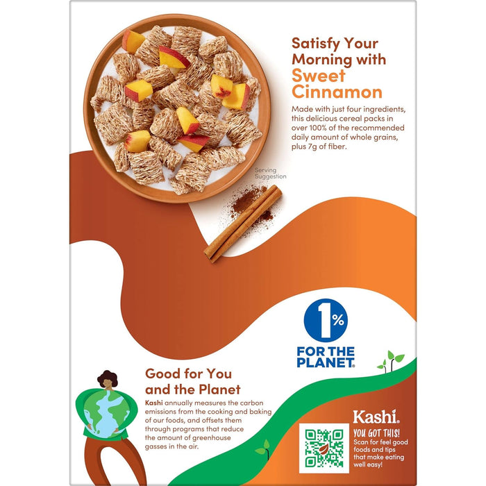 Kashi  Cereal Organic Whole Wheat Promise Cinnamon Harvest 14 Oz