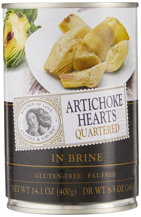 ARTICHOKE QUARTERS IN BRINE 14OZ