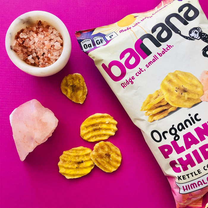 Barnana  Organic Plantain Chips Himalayan Pink Salt  2 Oz