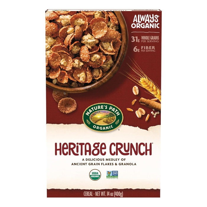 Nature'S Path  Organic Heritage Crunch Cereal   14 Oz