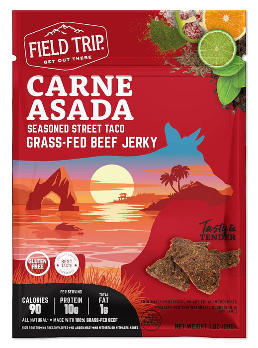 Field Trip, Carne Asada Street Taco Beef Jerky, 1 Oz