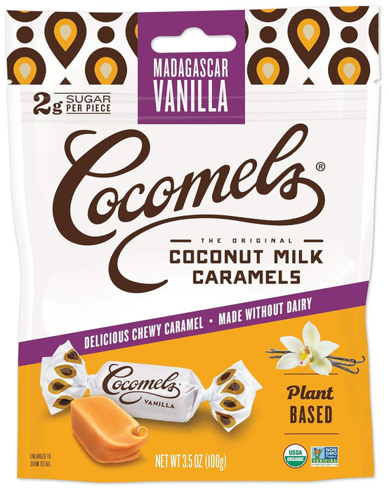 Cocomels Organic Coconut Milk Caramels Vanilla 3.5 oz