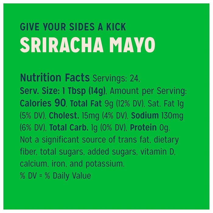 Sir Kensington's Sriracha Mayonnaise 12 oz