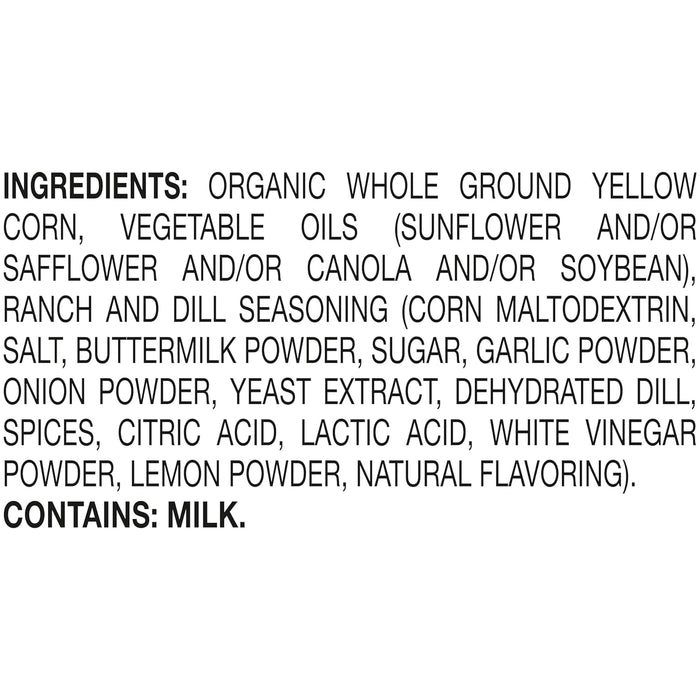Late July  Garden Ranch Tortilla Chips Made With Og2 Yellow Corn   7.8 Oz