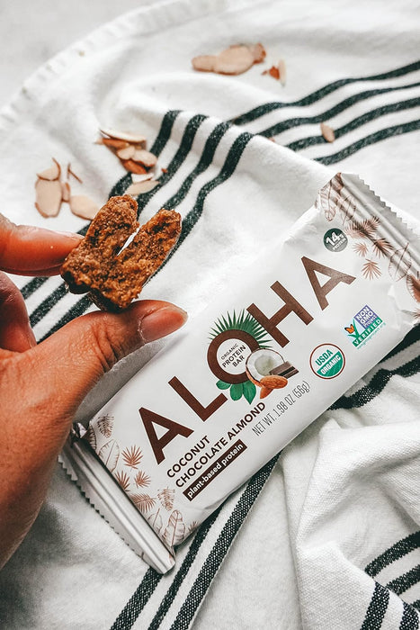 Aloha Plant  Protein Bar Og2 Coconut Chocolate Almond 1.98 OZ