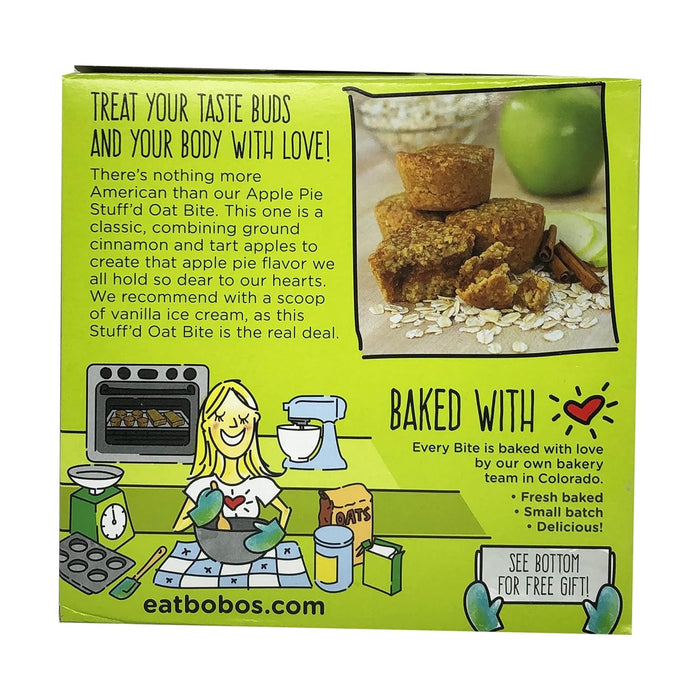 Bobo'S Oat Bars  Apple Pie Vegan Gluten Free Bites   5/1.3 Oz