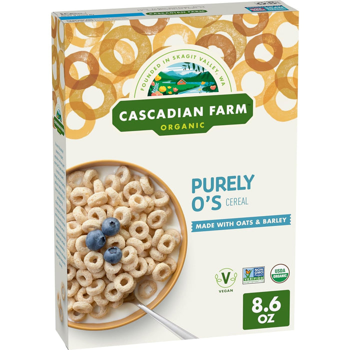 Cascadian Farm  Cereal Organic Purely Os   8.6 Oz