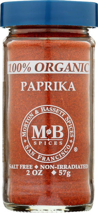 Morton & Bassett  Seasoning Paprika Organic  2 Oz