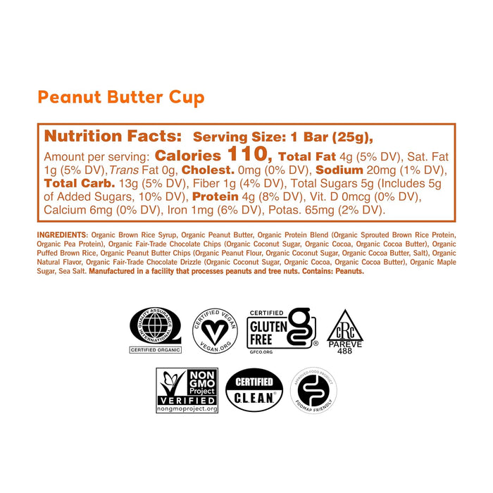 Gomacro  Organic Kids Macrobar Peanut Butter Cup   6.3 Oz