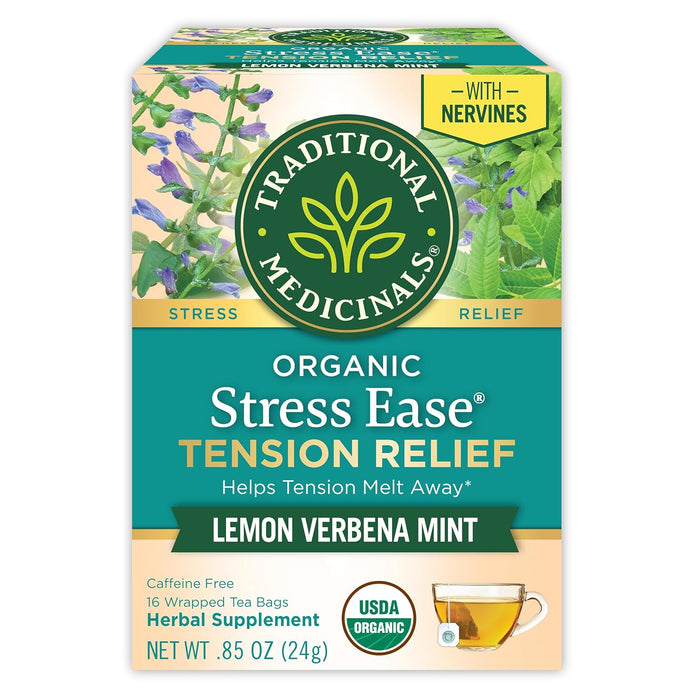 Traditional Medicinals  Relaxation Tea Stress Ease Cinnamon  16 Bag