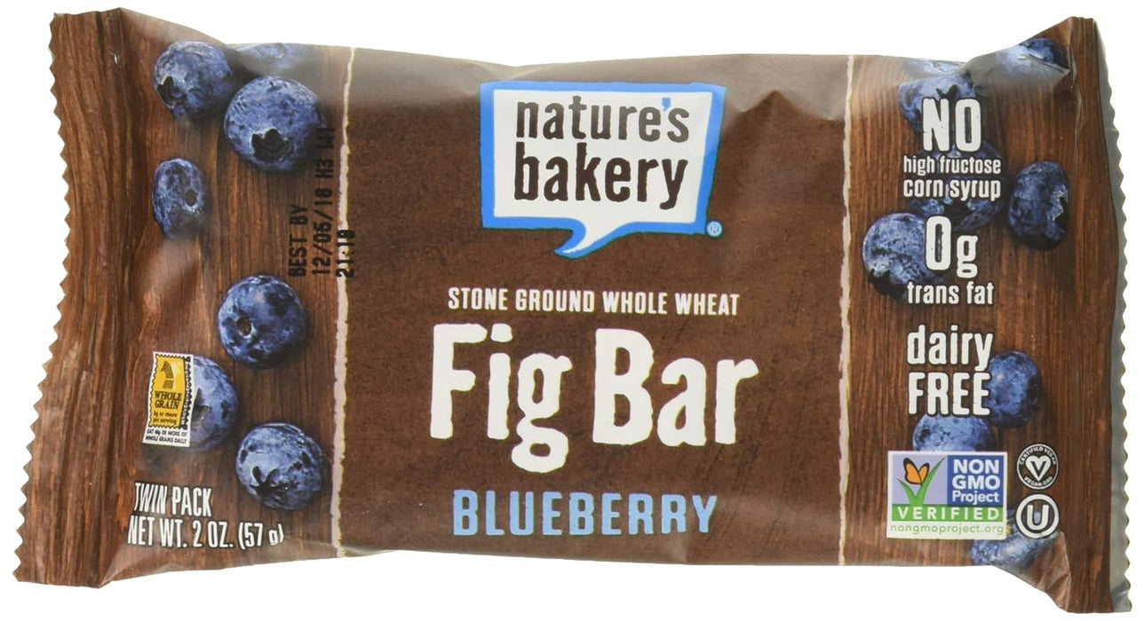 Nature'S Bakery Stone Ground Whole Wheat Fig Bar Blueberry 2 Oz