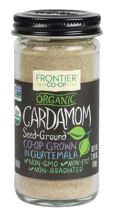 Frontier Nat Prod Co-Op  Cardamom Seed Organic Ground  1 Each  2.08 Oz