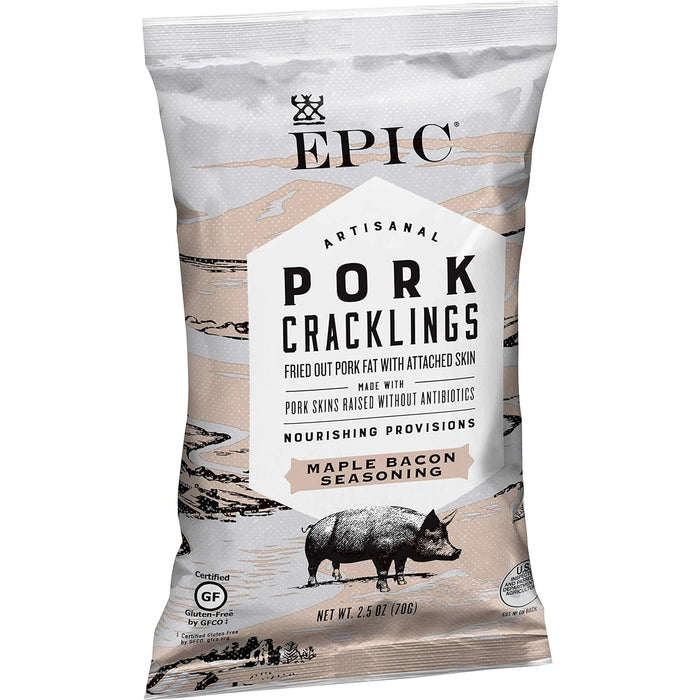 Epic International  Pork Crackling Maple Bacon Seasoning  2.5 Oz