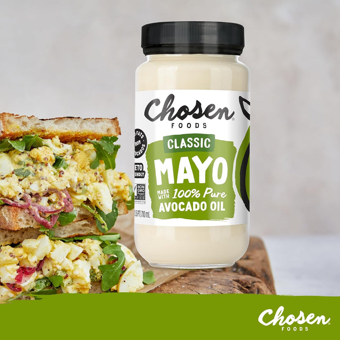 Chosen Foods 100% Avocado Oil Based Classic Mayo 24 oz