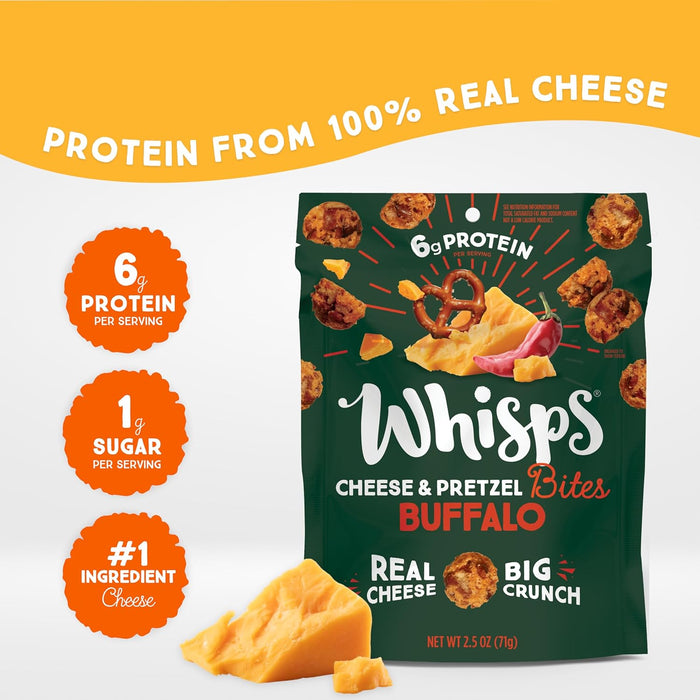 Whisps Bite Cheese & Pretzel Buffalo  4.5 OZ