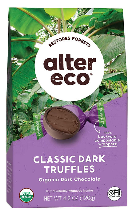 Alter Eco  Organic Truffle Classic Black   4.2 Oz