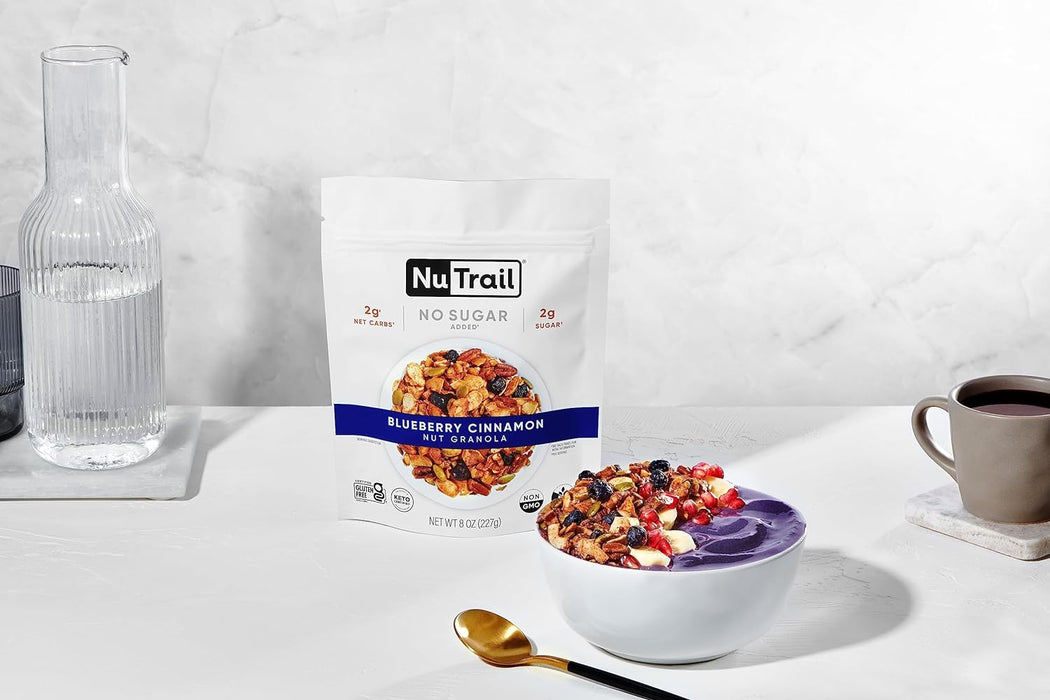 Nutrail Granola Bluebrry Cinnamon 8 OZ