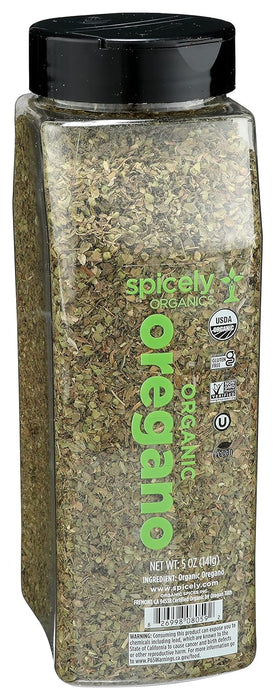 Spicely Organics  Organic Oregano Spice  5 Oz