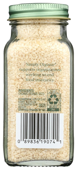 Simply Organic  Sesame Seed  3.21 Oz