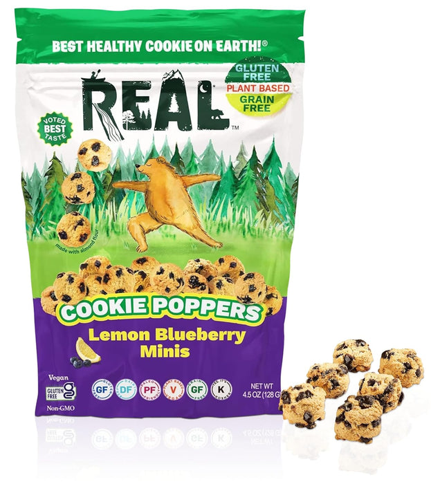 REAL Lemon Blueberry Mini Cookie Poppers 4.5 oz