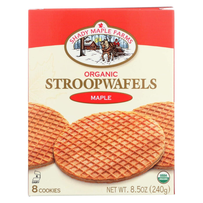 Shady Maple Farms  Organic Waffle Cookie  8.5 Oz