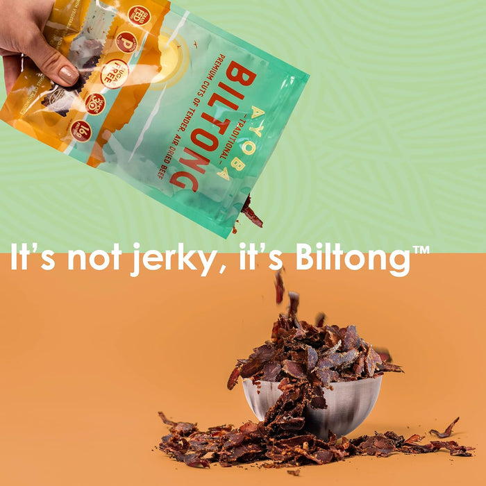 Ayoba-yo Beef Biltong Traditional 2 oz