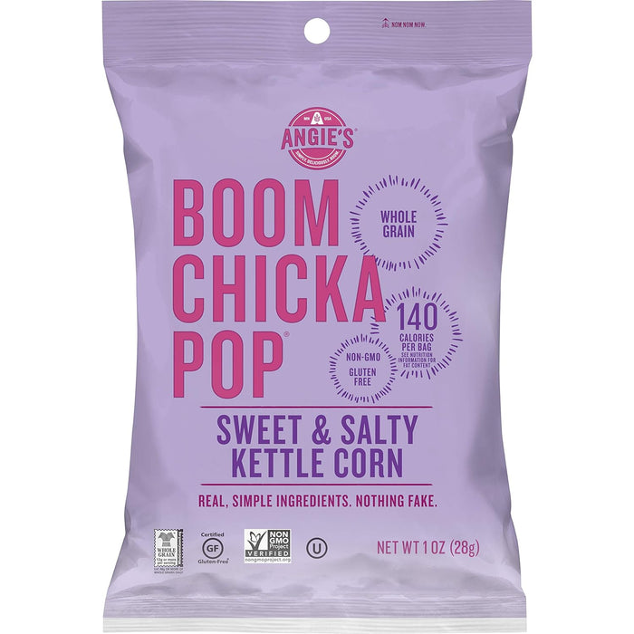 Angie'S  Boom Chicka Pop Popcorn Sweet Salty Kettle Corn  1 Oz