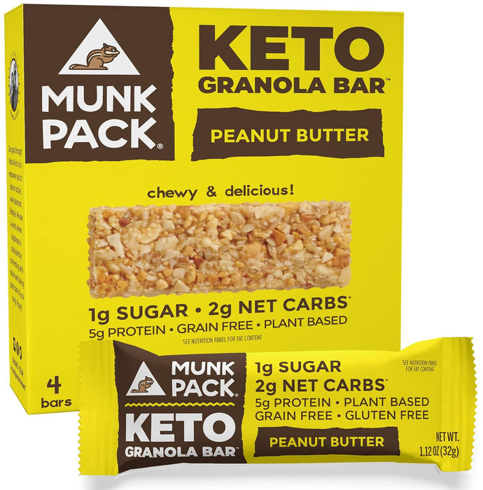 Munk Pack  Keto Grnla Bar Peanut Butter Cchip   4/1.12