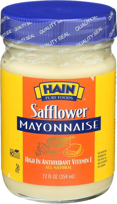 Hain Pure Foods Mayonnaise Safflower 12 oz