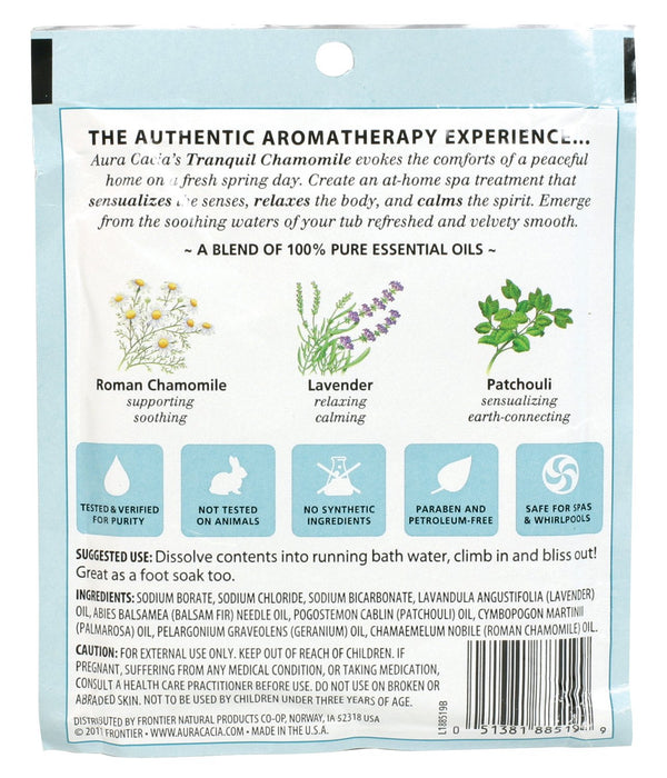 Aura Cacia Aromatherapy Mineral Bath Tranquility 2.5 Oz