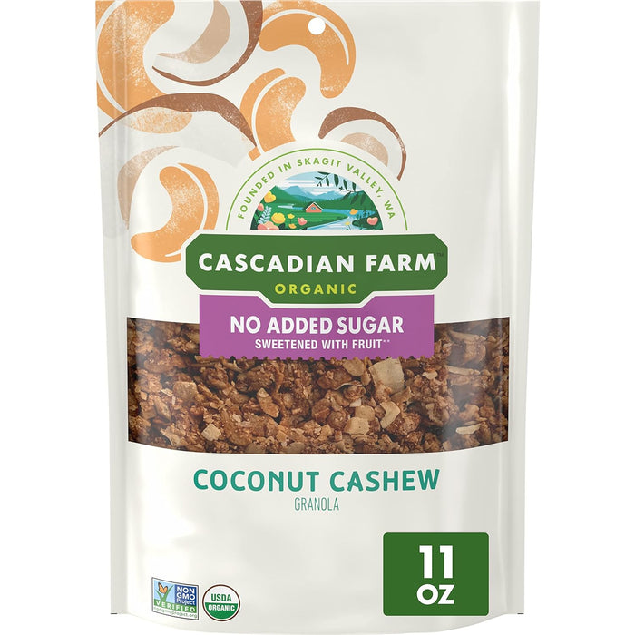 Cascadian Farm Granola Og2 Coconut Cashew 11 OZ