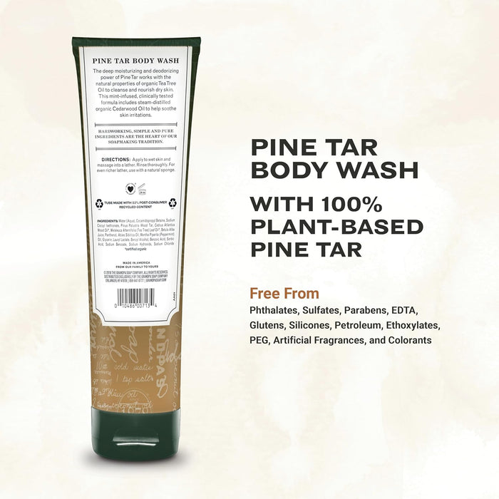 The Grandpa Soap Co.  Pine Tar Body Wash  1 Each  9.5 Oz