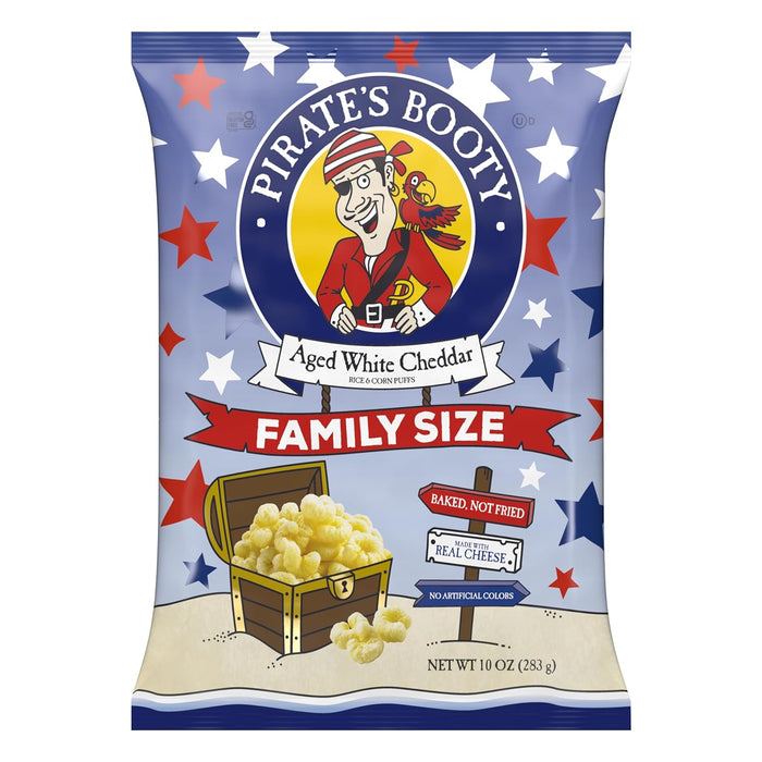 Pirate'S Booty  Booty Puffs Aged White Cheddar  10 Oz