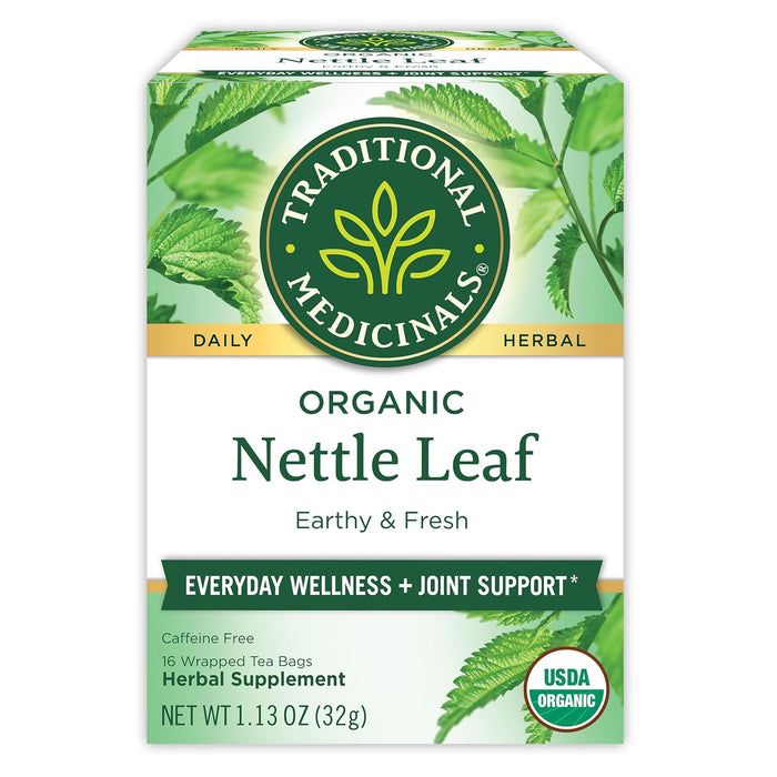 Traditional Medicinals  Organic Nettle Leaf Herbal Tea 1 Tea Bags  16 Bag