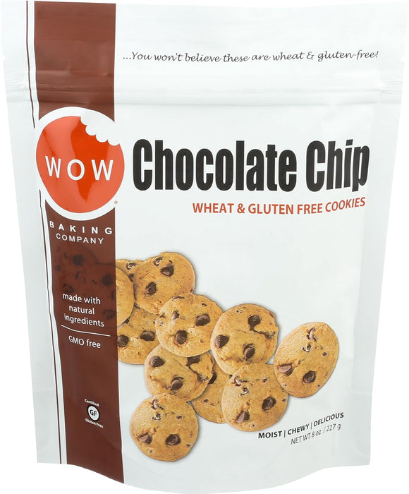 Wow Baking Company Cookies Chocolate Chip Bag 8 OZ