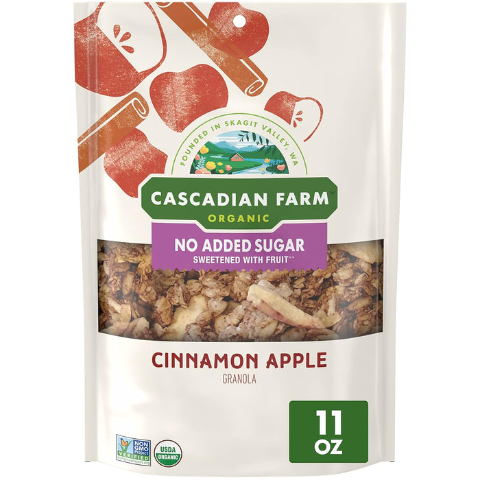 Cascadian Farm Granola Og2 Cinnamon Apple 11 OZ