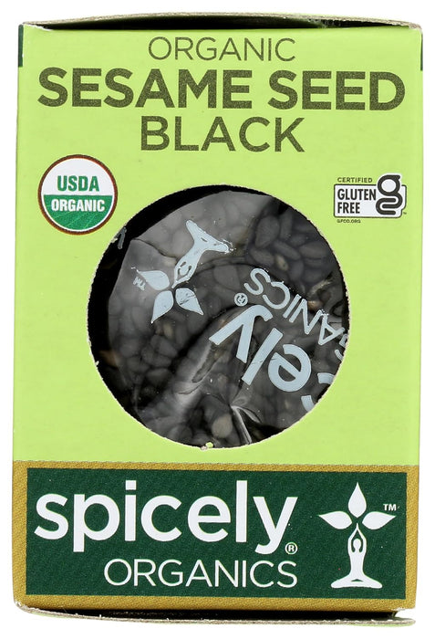 Spicely Organics  Organic Sesame Seed Black  .45 Oz