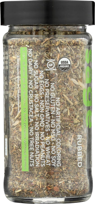 Spicely Organics  Organic Sage  0.4 Oz