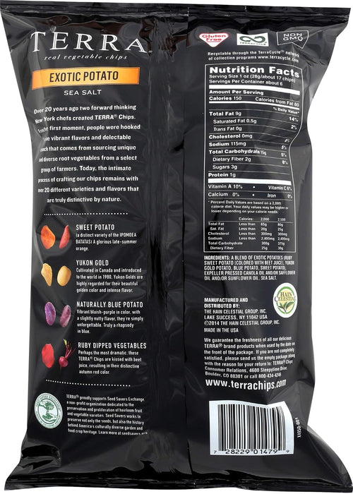 Terra Chips  Exotic Potato Blend With Sea Salt  5.5 Oz