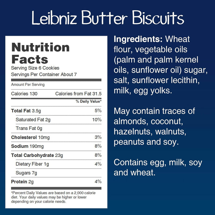 Bahlsen  Leibniz Butter Biscuits  7 Oz