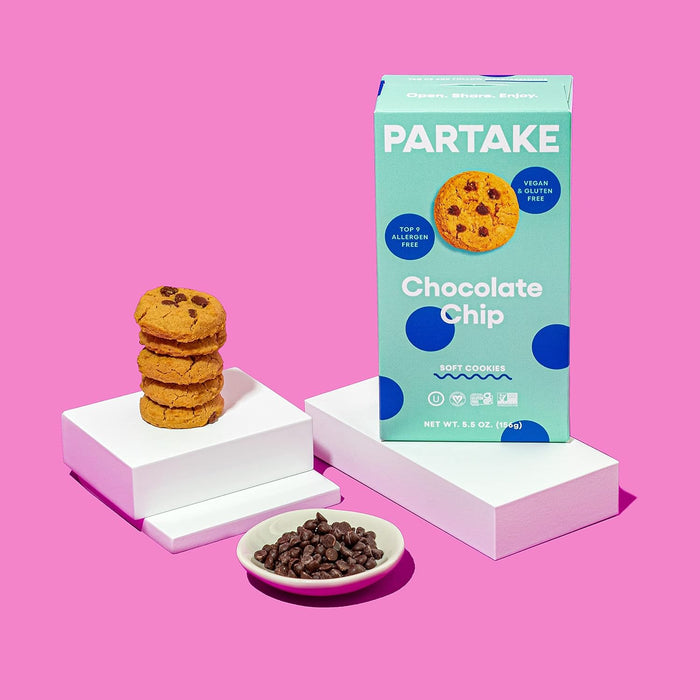 Partake Foods  Cookies Chocolate Chip  5.5 Oz