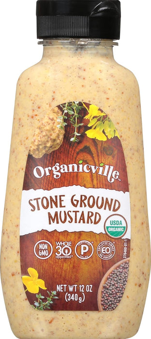 Organicville Organic Stone Ground Mustard 12 oz