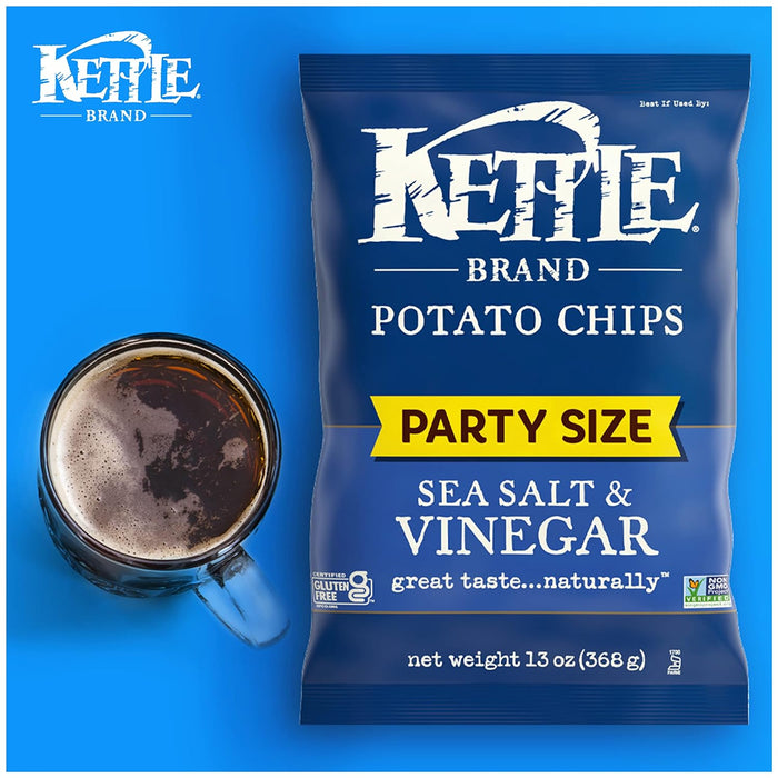 Kettle Brand  Sea Salt & Vinegar Potato Chips  13 Oz