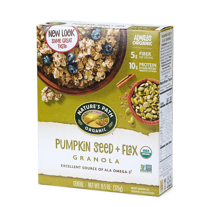 Nature'S Path  Organic Flax Plus Granola Pumpkin   11.5 Oz