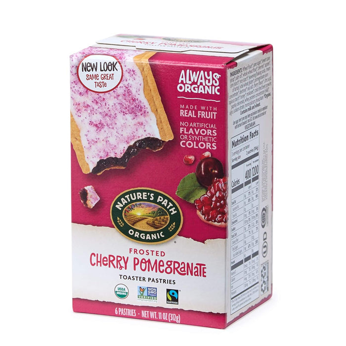 Nature'S Path  Organic Frosted Toaster Pastries Cherry Pomegranate   11 Oz