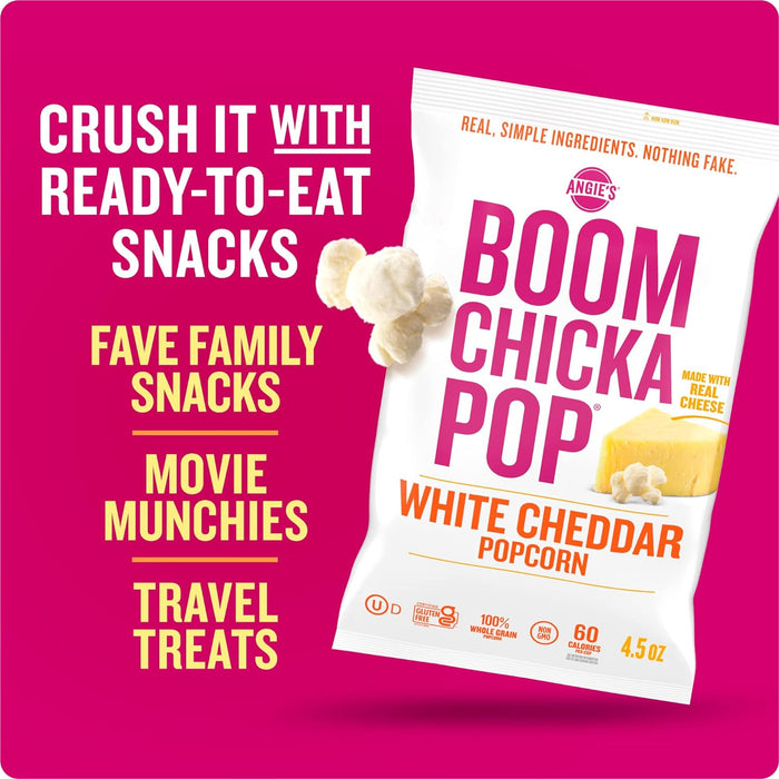 Angie'S  Boom Chicka Pop White Cheddar Pop  4.5 Oz