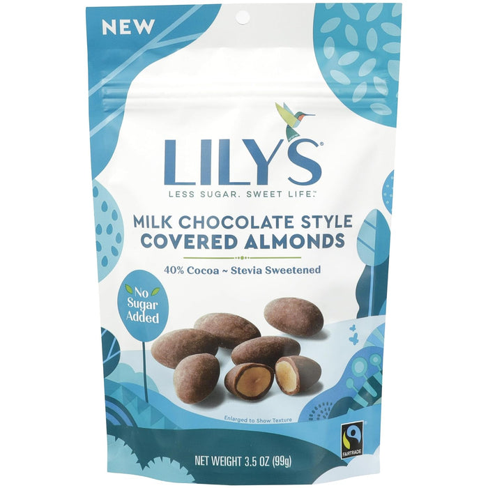 Lily'S  Covered Almond Milk Chocolate Stevia Sweetened   3.5 Oz