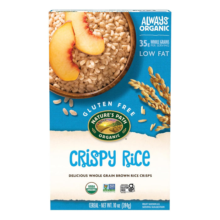 Nature'S Path  Organic Whole Grain Crispy Brown Rice Cereal   10 Oz