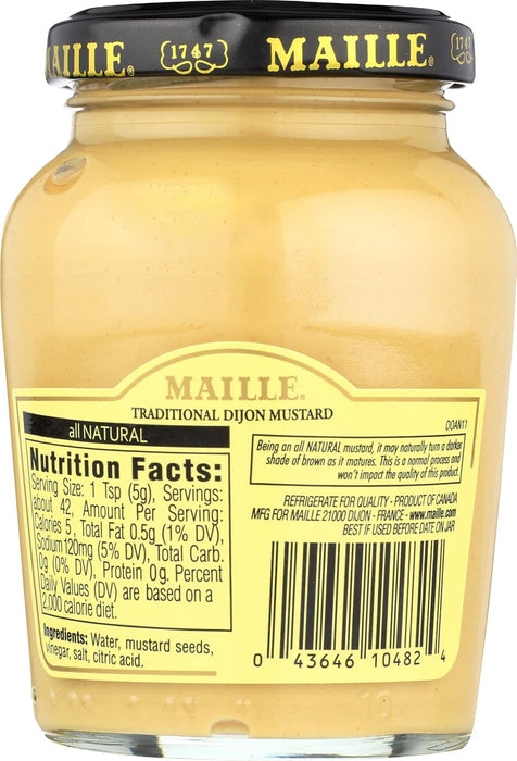 Maille Mustard Dijon Origale Natural Traditional 7.5 oz